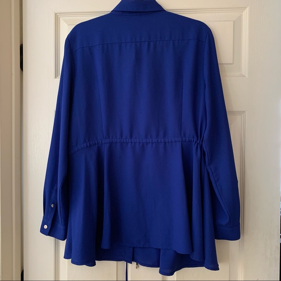 DKNY Long Sleeve Blouse Size Large - Picture 3 of 3